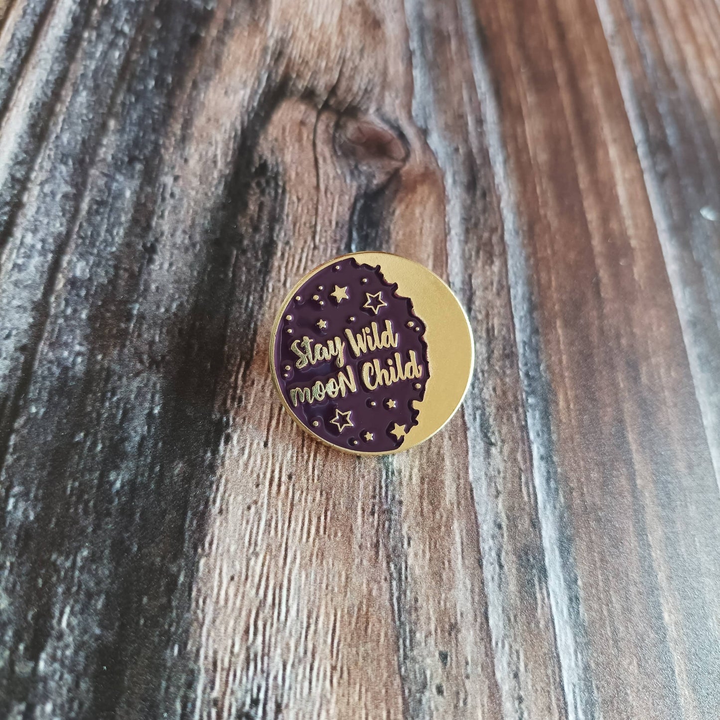 Emaille Pin Halloween | Motiv Stay Wild Moon Child Halloween