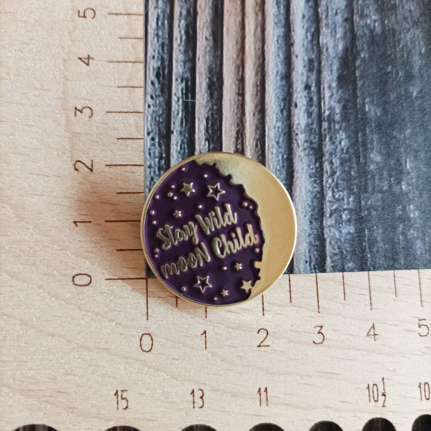 Emaille Pin Halloween | Motiv Stay Wild Moon Child Halloween