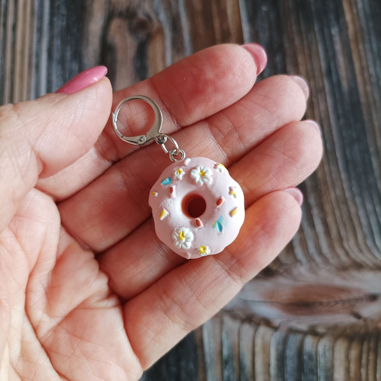 Maschenmarkierer und Fortschrittsmarkierer | Motiv Donut