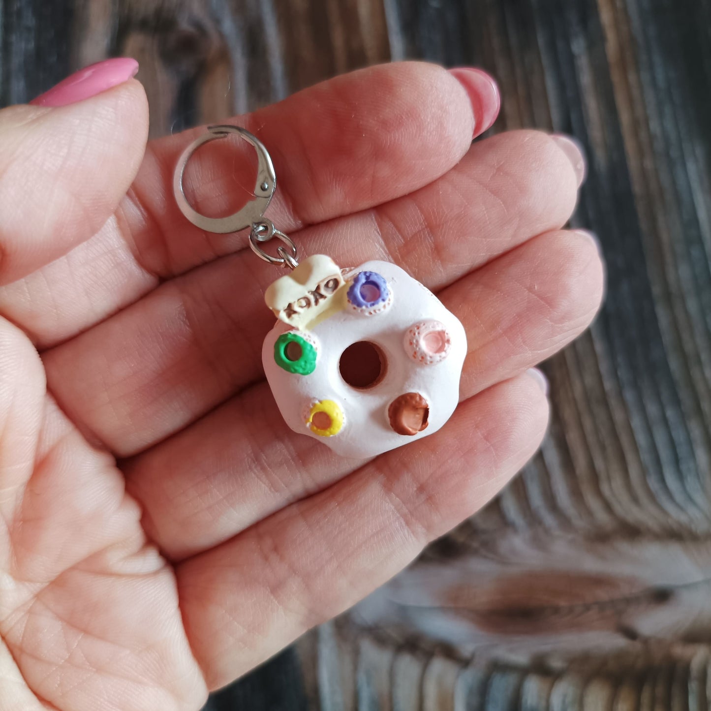 Maschenmarkierer und Fortschrittsmarkierer | Motiv Donut