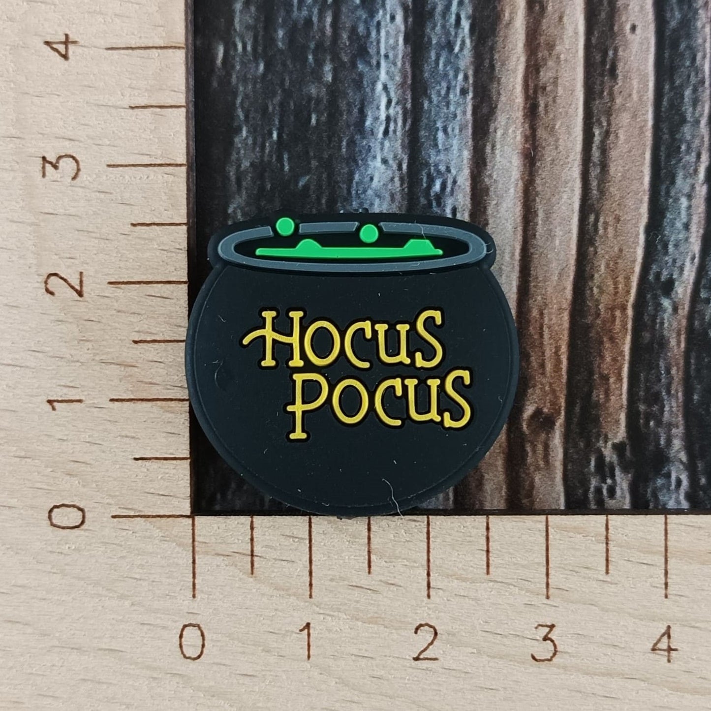 Zwei Maschenstopper aus Silikon | Motiv Hocus Pocus Halloween