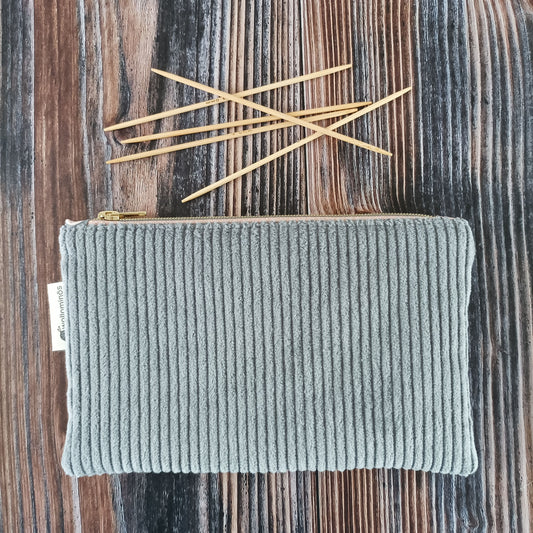 Zubehörtäschchen mit Reißverschluss | Stiftemäppchen | Motiv Cord | Wildrosen
