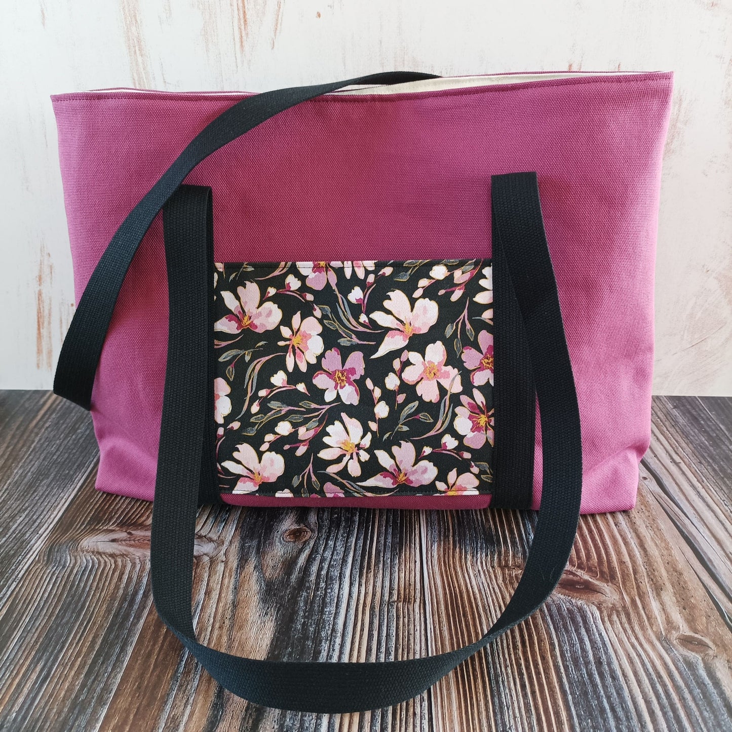 Shopper | Beere mit Blumen