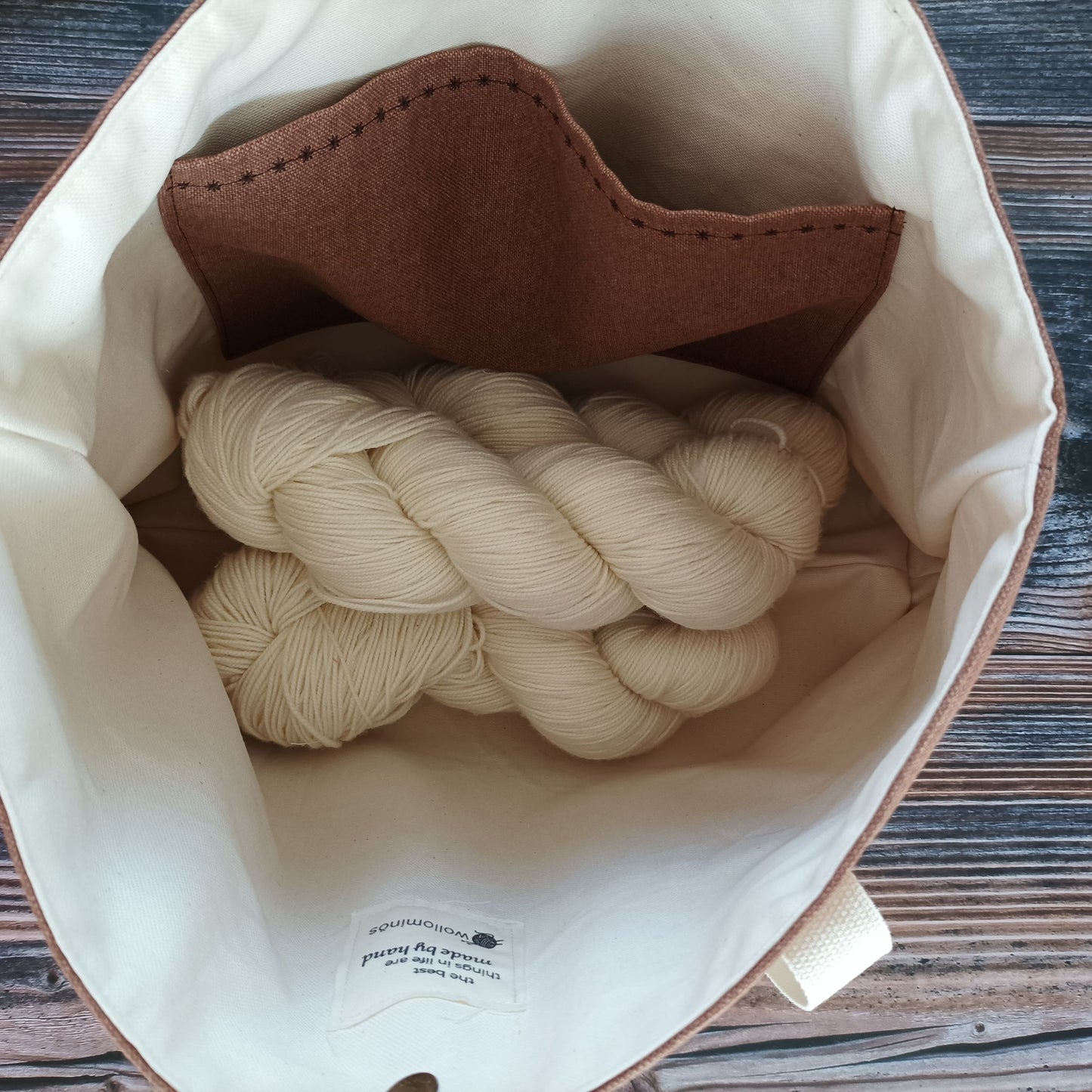 Shopper | Braun mit Waldtieren