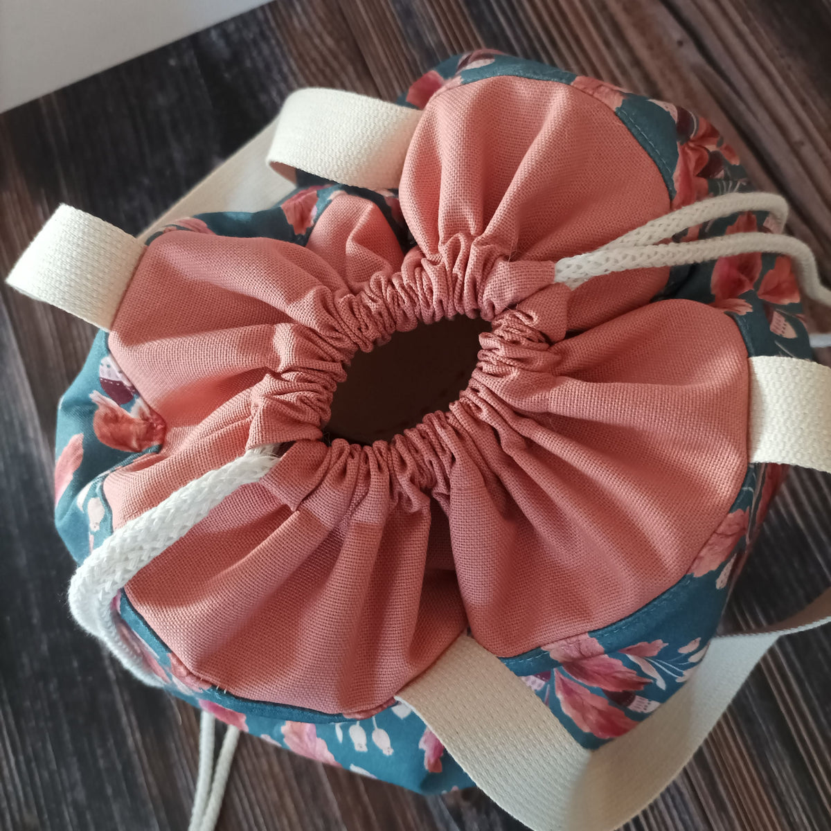 Projekttasche mit Kordelzug Größe M | Motiv Eicheln