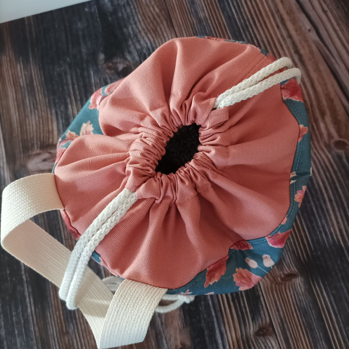 Projekttasche mit Kordelzug Größe S | Motiv Eicheln