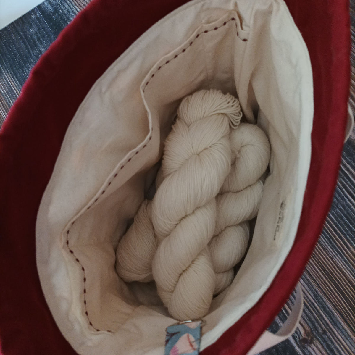 Projekttasche mit Kordelzug Größe M | Motiv Pilze