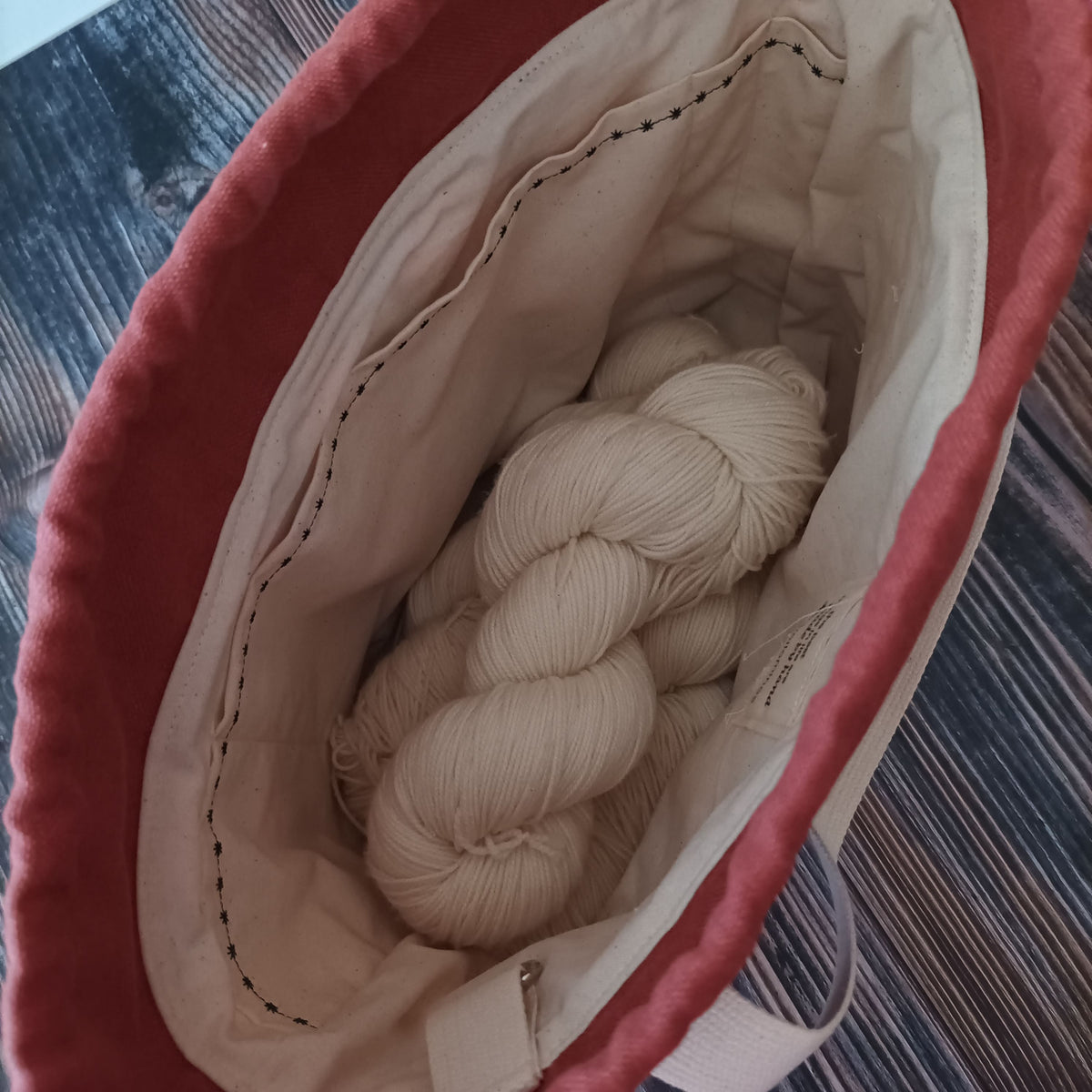 Projekttasche mit Kordelzug Größe M | Motiv Eichhörnchen