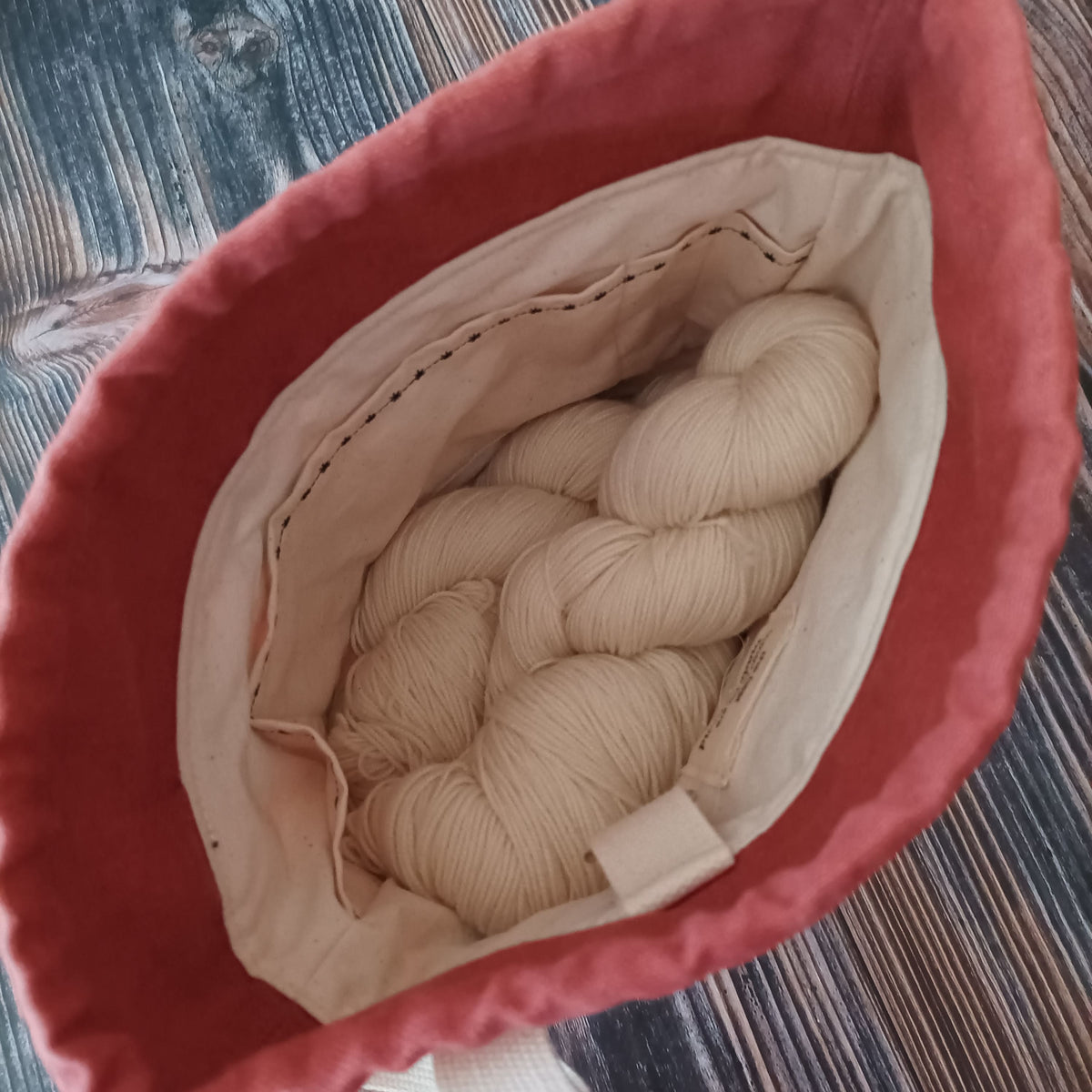 Projekttasche mit Kordelzug Größe S | Motiv Eichhörnchen