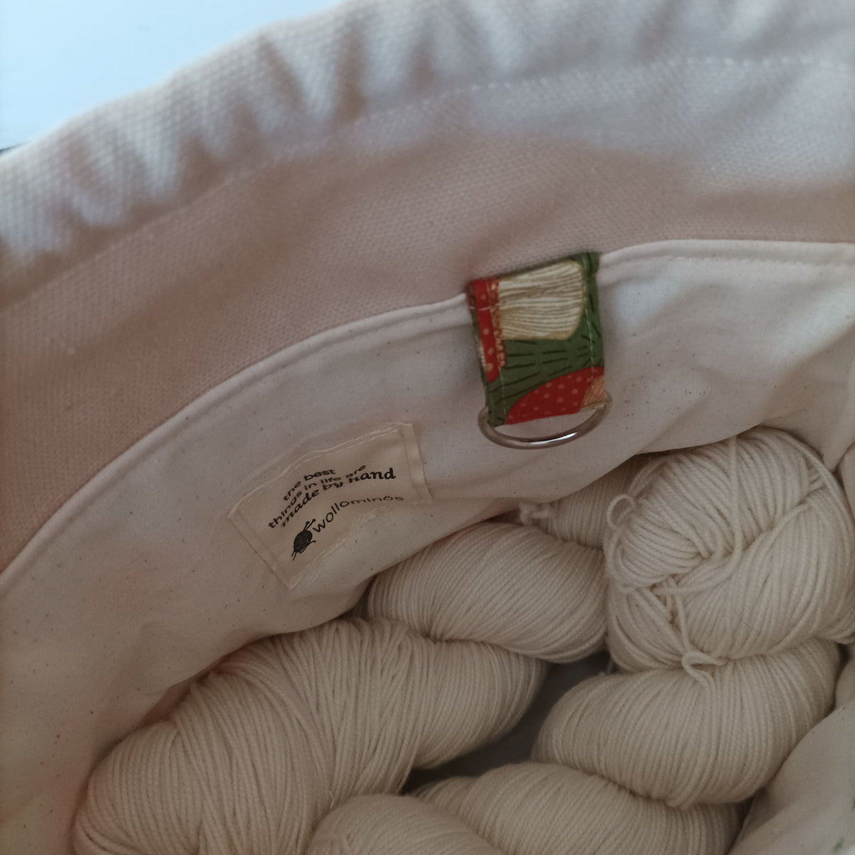 Projekttasche mit Kordelzug Größe S | Motiv Fliegenpilze