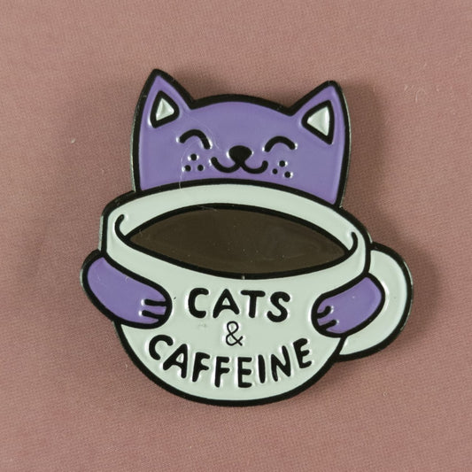 Emaille Pin | Motiv Cats & Caffeine